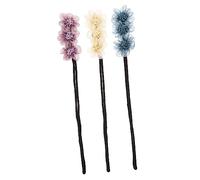Beaupretty 3pièces Accessoires De Chignon Avec Fleurs Fabricant De Chignons Curleur De Cheveux Pratique Pour Styles Variés Pour Événements Et