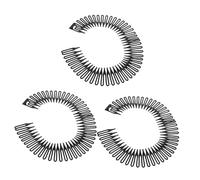 Beaupretty 3pièces Bandeaux Flexibles Avec Peigne à Pour Maîtrise Des Cheveux Égarés De Accessoires Capillaires Noir