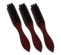 Beaupretty 3pièces Brosse à Barbe Bois Pour Hommes Brosse à Cheveux Portable Pour Barbe Des Cheveux