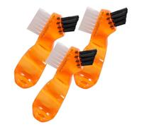 Beaupretty 3pièces Brosse à Dents Multifonctionnelle Pour Prothèses Dentaires Double Face Mini Créative Nettoyage Portable Pour Maison