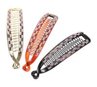Beaupretty 3pièces Épingles à Cheveux avec Strass Lot Peigne Intégré pour Femmes et Filles Design Vertical