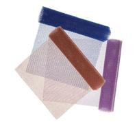 Beaupretty 3pièces Éponge Exfoliante Africaine Nylon Filet De Bain Pour Gommage Corporel Serviette Réutilisable Pour Hommes Et Femmes