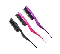 Beaupretty 3pièces Lot De Peignes à Cheveux à Trois Rangées De Poils Peignes Pour Cheveux Bouclés Masseur De Chevelu Pour Femme Et Homme