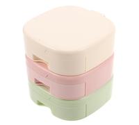 Beaupretty 3pièces Miroir de Beauté avec Rangement Boîte de Maquillage Portable et Pratiques pour Cosmétiques et Accessoires de Coiffure
