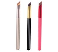 Beaupretty 3pièces Pinceau Estompeur Biseauté et Brosses à Sourcils pour Maquillage Kit Outils Précis pour Sourcils et Cils Facile à Utiliser et Pratique