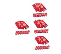 Beaupretty 4 ensembles Enveloppe Rouge Enveloppe Du Nouvel An Lunaire Enveloppe Rouge Du Enveloppes Rouges Enveloppes D'Argent Paquet pièces * 4