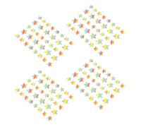 Beaupretty 4 Feuilles Autocollants Étoiles Décoratifs Pour Boutons Lot De Couverture Simple Et Pratique à Utiliser