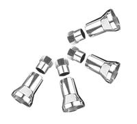 Beaupretty 4 Jeux de Bouchons de Valve Étanches en Alliage D'aluminium avec Joint Interne, Manchons de Tige de Soupape Compatibles Tpms Universels pour Pneus de Voitures et Camions