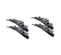 Beaupretty 4 Pcs Clip En Cristal Barrettes Fantaisie Pour Cheveux De Femmes Pinces À Cheveux À Paillettes Barrette À Cheveux En Strass Pinces Cheveux Pour Cheveux Épais Pinces À