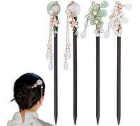 Beaupretty 4 Pièces Bâtonnets à Chignon Chinois Bois de Épingles Traditionnelles Accessoire de Multifonctionnel et Élégant