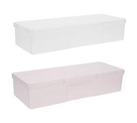 Beaupretty 4 pièces Boîte de Rangement Manucure Abs Compacte et Légère Mallette Pratique pour Outils de Nail Art pour Domicile et Salon Trousse Portable pour Accessoires de Soin des Ongles