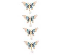 Beaupretty 4 Pièces broche revers à revers sweats à capuche femmes revers d'animal pull femme mode broch de combinaison Broche colorée Alliage de zinc
