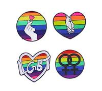 Beaupretty 4 pièces Broches Lgbt Émail de Badges Décoratifs Colorés pour Vêtements Accessoires de Mode et Événements