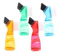 Beaupretty 4 pièces Brosse Mini Prothèses Dentaires Double Embout Accessoires pour Nettoyage à Brosse Petite Usage Personnel