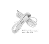 Beaupretty 4 Pièces Câble de charge de brusteur à dents cordon de chargeur de bulletin d'eau câble de chargeur de filature d'eau portable Cordon de charge USB FLOSSER DE type blanche