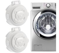 Beaupretty 4 pièces Couvre Clé de Protection pour Appareils Électroménagers Verrous de Sécurité pour Protection Bouton de Démarrage de Machine à Laver Installation Facile et Rapide Design et