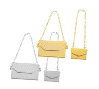 Beaupretty 4 Pièces Dollhouse Accessories Small Realistic Purses for Creative Play and Decoration