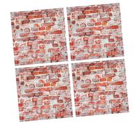 Beaupretty 4 Pièces Dollhouse Mini Tiles Miniature Ornaments for Tiny House Decoration Craft Accessories for Bedroom Living Study