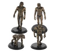 Beaupretty 4 Pièces Figurines Préhistoriques Modèles Plastique Réalistes Enseignement Histoire École Maison Miniatures Éducatives Humaine