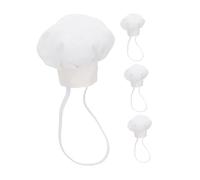 Beaupretty 4 Pièces Hats for Dolls Small Cotton Caps Lightweight Doll Accessories for Creative Role Play and Crafting