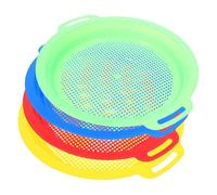 Beaupretty 4 pièces Jeu de Tamis à Sable Garçon Fille de Plage été avec Maille Fine pour Tamiser Sable et Petits Cailloux pour Plage Jardin Couleur Aléatoire Couleur Aléatoire
