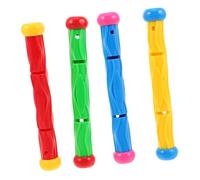 Beaupretty 4 pièces Jouets Plongée Piscine Garçon Fille Plongée Colorés Matériel Activités Extérieures Piscine