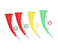 Beaupretty 4 Pièces Lot de Trompettes Jouets pour Garçon Fille Cornet et pour Supporters de Football et Animations Couleur Aléatoire