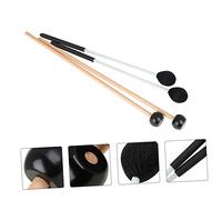 Beaupretty 4 pièces Maillets Marimba Dérable et Caoutchouc Accessoires Percussion pour Xylophone Parfait Durable et Confortable Instrument Musique Débutants