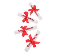 Beaupretty 4 Pièces Mini Diploma Graduation Bear Accessories Class of Party Decorations Realistic Small Graduation Souvenirs for Home and Celebration