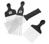 Beaupretty 4 Pièces Peigne à aiguille de barbier comb for curly hair Peigne de coiffeur professionnel hair charms hair topper peignes afro pour cheveux choisir un peigne en plastique