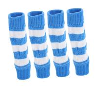 Beaupretty 4 Pièces Pet Leg Joint Wrap Protector Adjustable Knitted Dog Elbow Sleeve Socks for Small Breed Front Leg Support