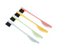 Beaupretty 4 pièces Pinceaux à Sourcils Double Embout Brosse Peigne pour Sourcils et Cils Brosses Petites pour Modelage et Lissage Outil Maquillage pour Hommes et Femmes