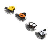 Beaupretty 4 Pièces Pinces À Cheveux D'Halloween Épingles À Cheveux D'Halloween Pinces À Cheveux À Paillettes D'Halloween Pince À Cheveux D'Araignée Halloween Mini Chapeaux De Sorcière Pince