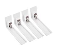Beaupretty 4 Pièces Poussoir de Rayonnage Intégré pour Supermarché et Commerce Système de Guidage Automatique pour Avancée des Produits sur Étagère Facilitant la Gestion des Stocks