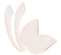 Beaupretty 4 Pièces Rasoir Facial Rasoir Pour Le Visage Laminage Des Sourcils Stylo à Sourcils Rasoirs Pour Femmes Visage Cheveux Tondeuse Peigne Inoxydable Hommes Eye-liner Façonneur Abdos