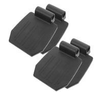 Beaupretty 4 Pièces Repose-pieds de Remplacement pour Fauteuil Roulant Style Japonerie en Pp Noir, Support Fiable et Robuste, Adapté aux Patients et Aides-soignants
