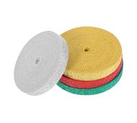 Beaupretty 4 Pièces Rubans Pailletés Polyester Métallisé pour Décoration Diy Mariage Ballon