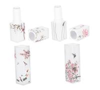Beaupretty 4 Pièces tube de rouge à lèvres brillant à lèvres boîtes de conserve rouges à lèvres récipient de rouge à lèvres délicat tube d'emballage de cosmétiques ABS en plastique blanche