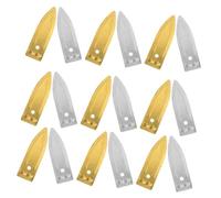 Beaupretty 40 pièces Électrodes Cuivre-Zinc pour Expériences Scientifiques Plaques Métalliques pour Batteries Fruitières Matériel Pédagogique Scolaire Zinc et Cuivre Pur Pack