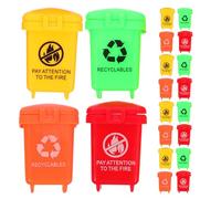 Beaupretty 40 Pièces Faire Semblant de Jouer des Jouets Meuble Poubelle poubelles Les Jouets Petite de Salle de Jeux