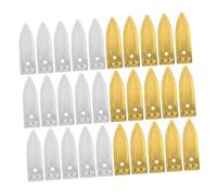 Beaupretty 40 pièces Lot de Bandes Anode Cuivre et Zinc pour Expériences Scientifiques Batterie Fruits Métalliques Électrodes pour Enseignement Physique et Électrochimie