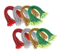 Beaupretty 400 Cordons à Étiquettes de Noël en Polyester Attaches Rapides, Multicolores, pour Décoration Sapin Suspendre D’Étiquettes, Usage Bricolage et Commerce