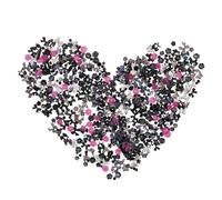 Beaupretty 400pièces Nœuds Plats en Résine pour Nail Art Breloques DIY de Manucure Décorations de Fleurs pour Ongles Kit Accessoires de Loisirs Créatifs Plusieurs styles