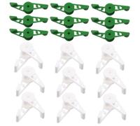 Beaupretty 40pcs Pinces pour Plantes en Plastique 360° Réglables Outil de Fixation Réutilisable pour Branches de Nouveaux Arbres Fruitiers et Fleurs en Jardinage
