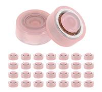 Beaupretty 45 Roulements de Palier Rotatif pour Moulin à Vent Miniature Diy, Paliers D'arbre en Plastique Rose, Kit 45 Pièces pour Réparation et Création de Moulins à Vent Décoratifs