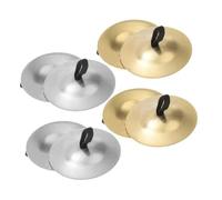 Beaupretty 4paire Petites Cymbales à Doigts Pour Danse Instrument De Musique De Danse Cymbales De Percussion Légères Et Compactes Adaptées Aux Débutants Et Aux Soirées