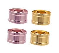 Beaupretty 4pcs Aluminium De Moules De Moules De Moules D'artisanat D'embarcadère Tube Balm Tube Bague De Décapage De Moule