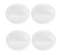 Beaupretty 4pcs Boutons de Commande du Poêle Universels en Plastique Blanc, Pièces Détachées pour Ventilateurs et Climatiseurs, Interrupteur à Bouton Précis et Résistant, pour Camping