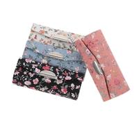 Beaupretty 4pièces Boîte Lèvres Brodée Étui Élégant Pour Rangement Lèvres Organisation Maquillage Pour Usage Personnel Ou Boutique Noir Blanc Bleu Et Rose