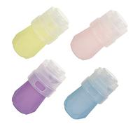 Beaupretty 4pièces Bouteilles De Voyage Squeezables De Flacons Étanches Pour Lotion Shampooing Et Crème Pour Voyageurs